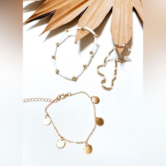 Seashell anklet  S573 - Picture 2 of 3